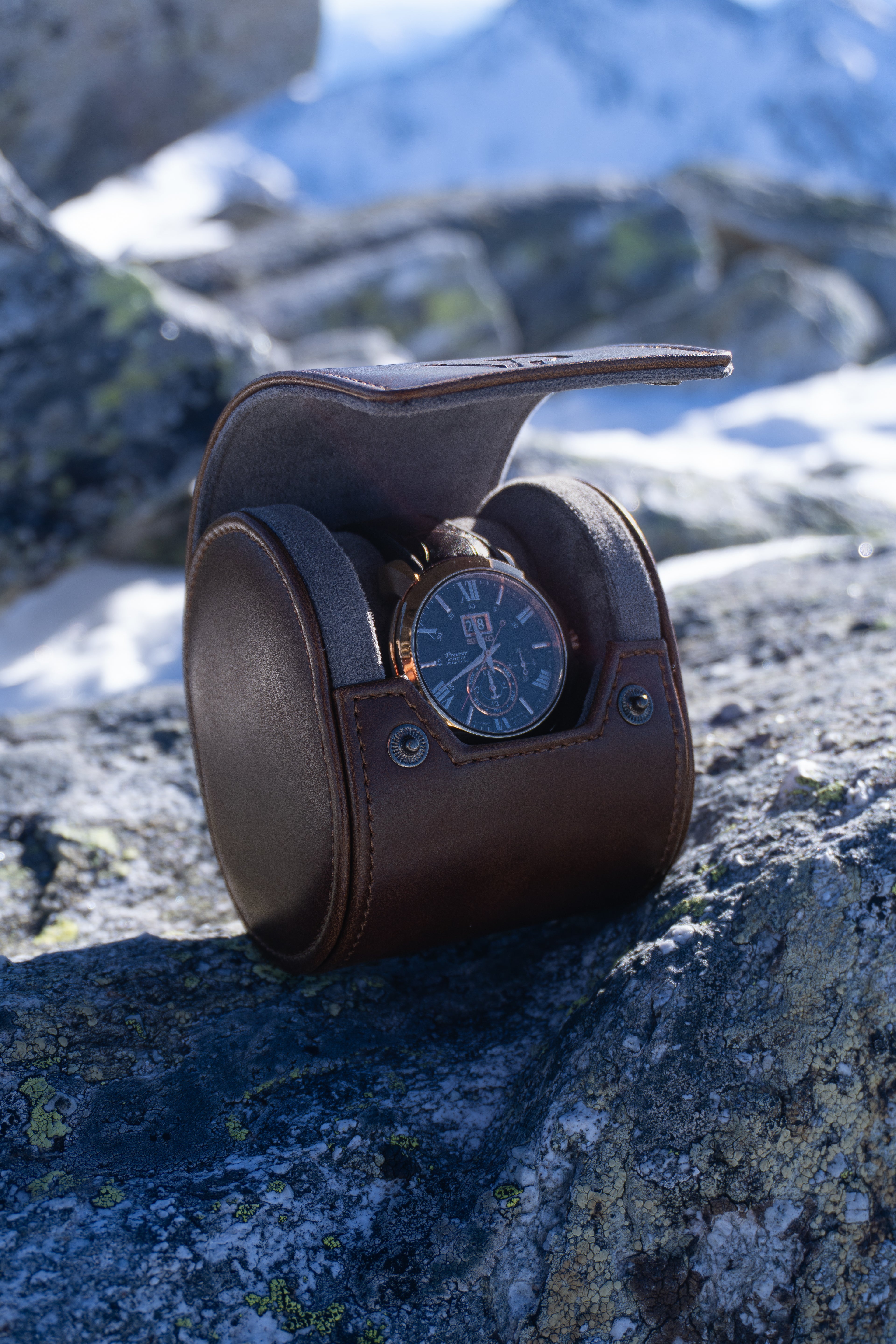 Uhrenbox - Espresso Brown