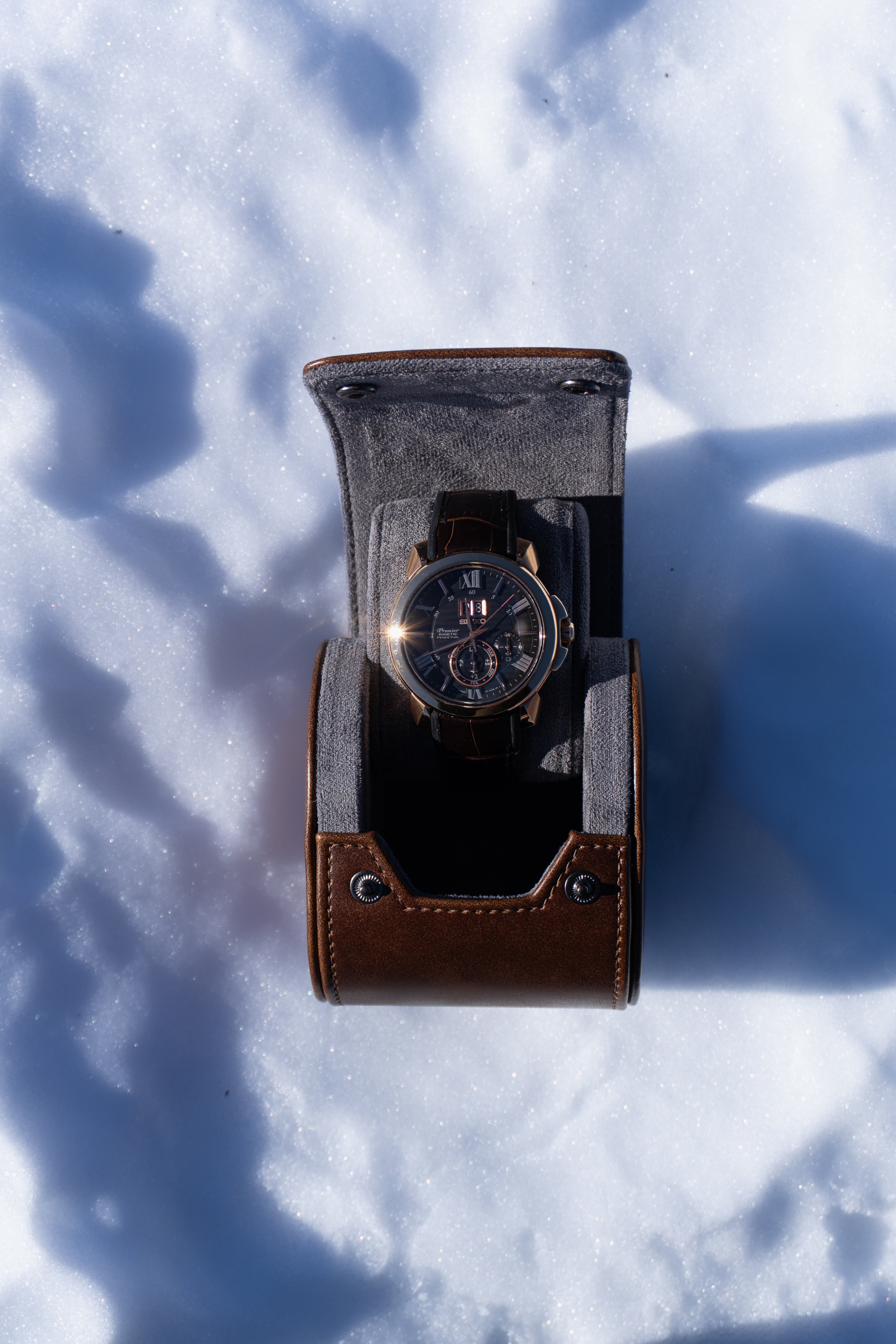 Uhrenbox - Espresso Brown