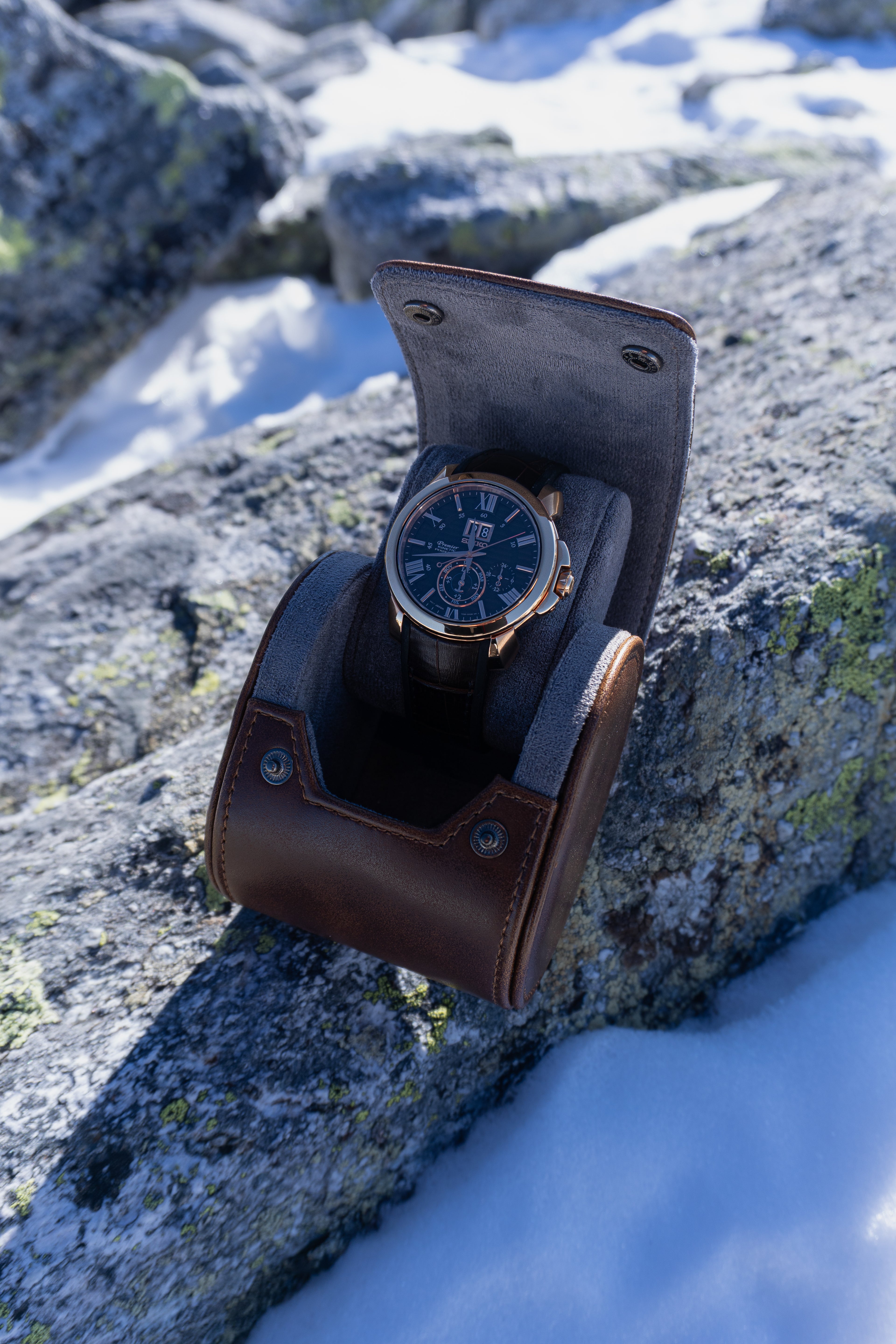 Uhrenbox - Espresso Brown